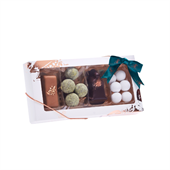 Lille Mix Juleæske Dragee og Marcipan Figurer fra Aalborg Chokoladen 100 g